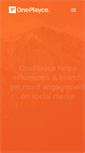 Mobile Screenshot of oneplayce.com
